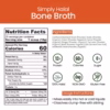Simply Halal bone broth nutrition facts and ingredients