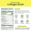 Simply Halal collagen broth nutrition facts and ingredients