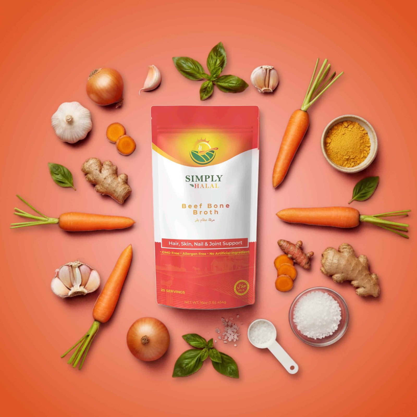 Halal Beef Bone Broth | Made in USA