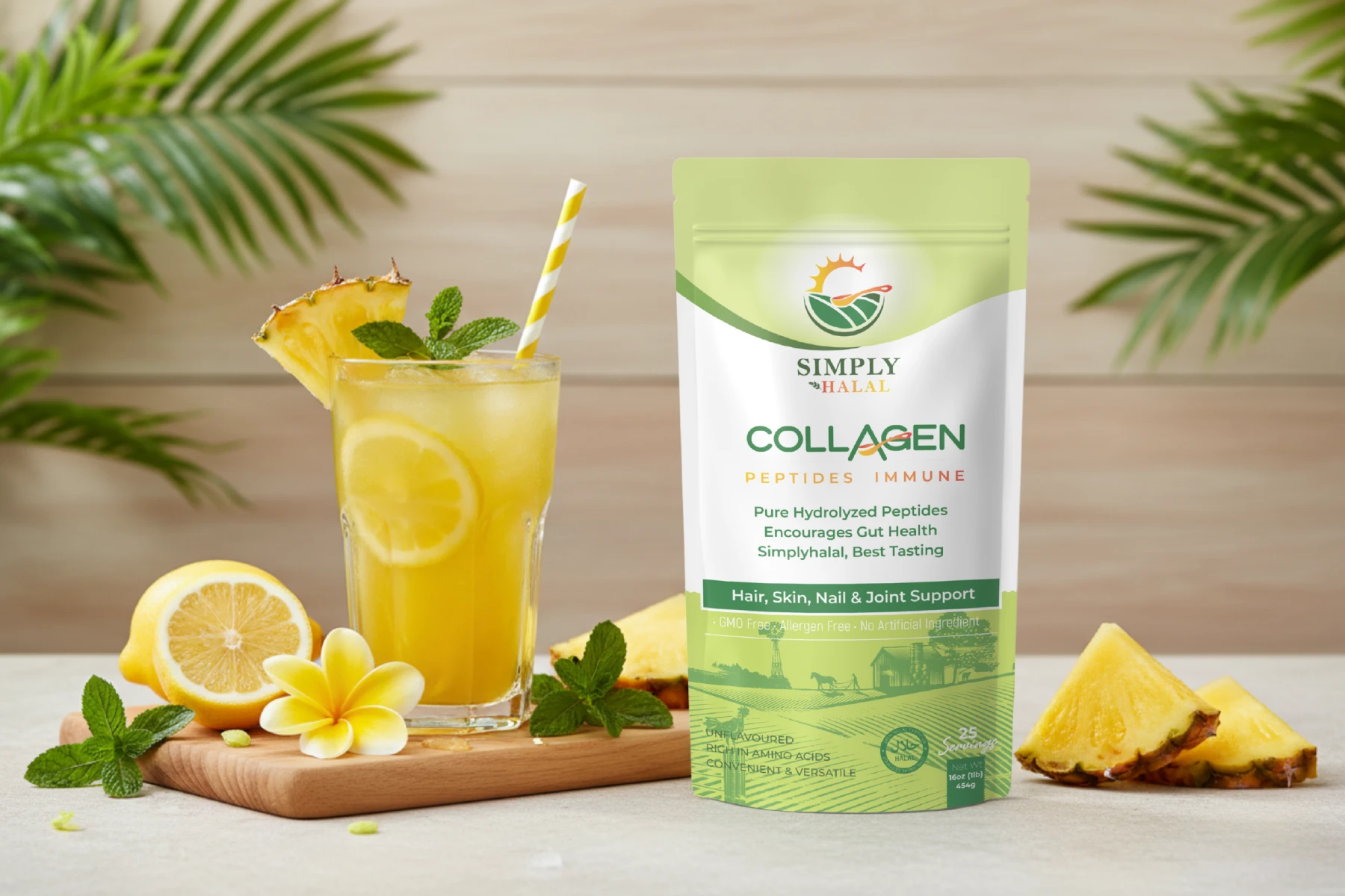is collagen halal - Simply Halal ISA certified bovine collagen sourced by hand in South America