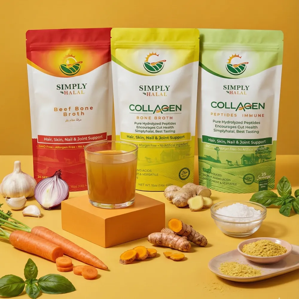 Simply Halal Wellness Bundle with Halal Collagen and Halal Beef Bone Broth