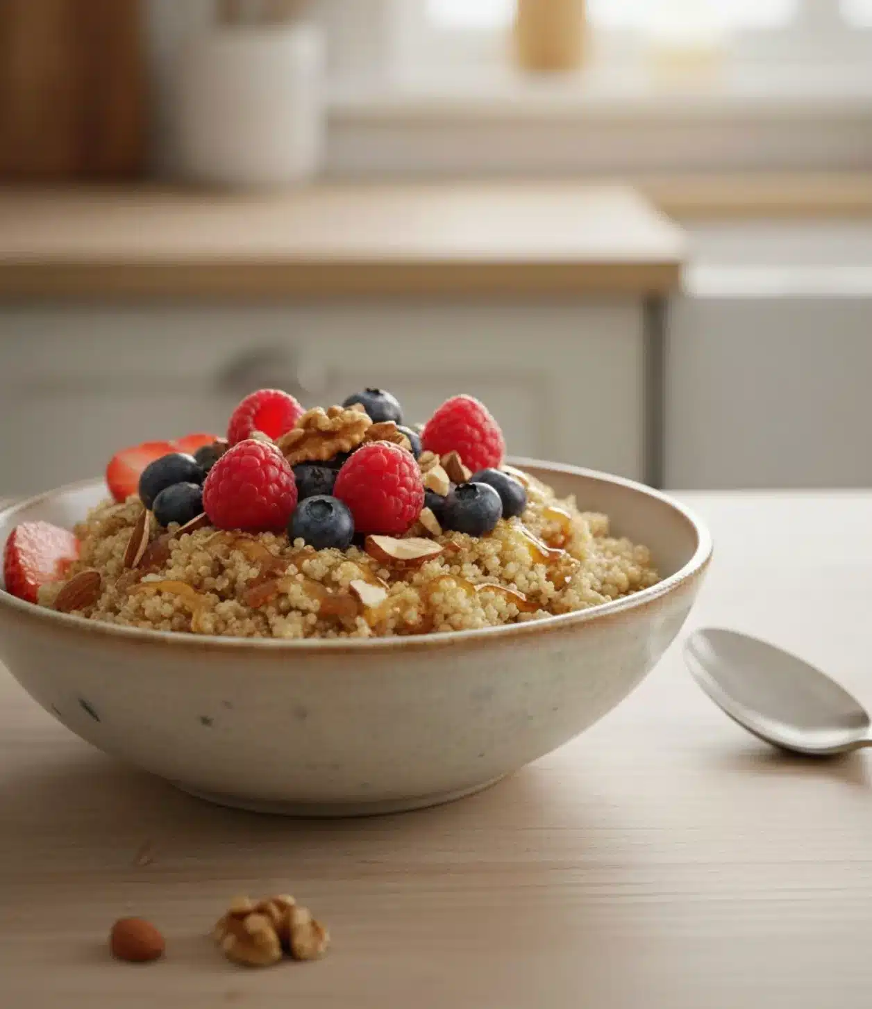 Simply Halal Quinoa Collagen bowl with berries