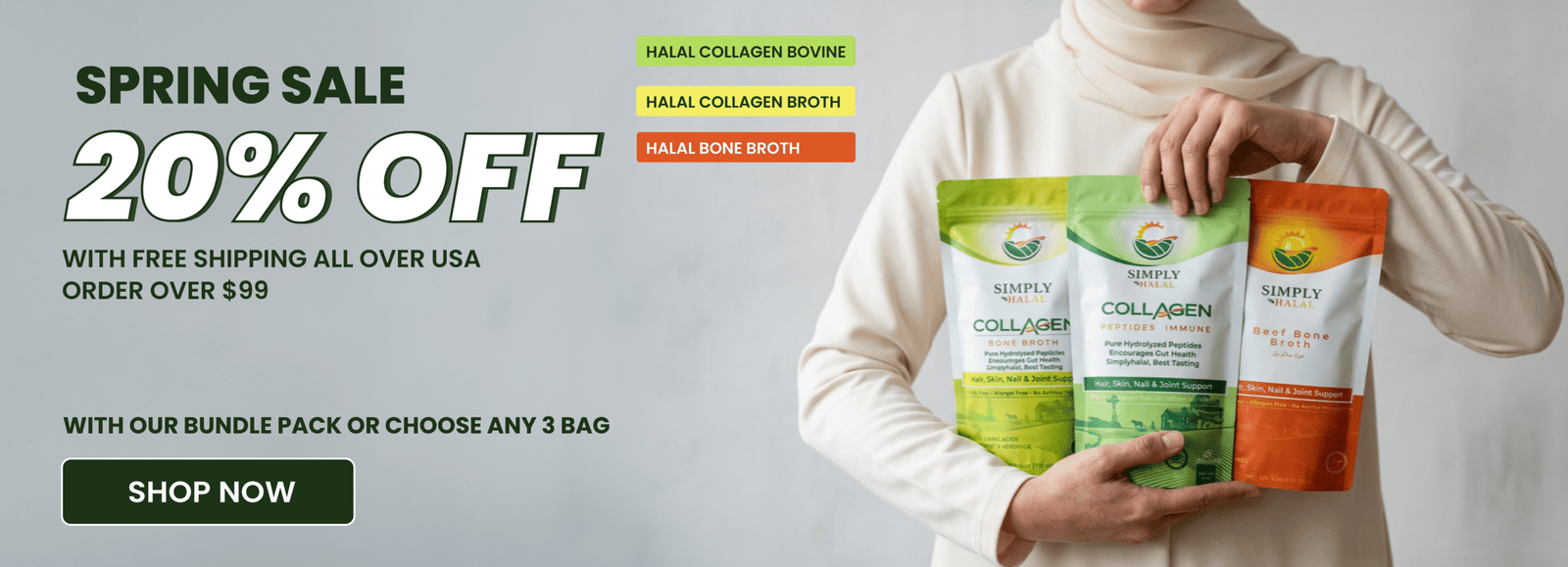 Simply Halal Spring Sale | Halal Collagen