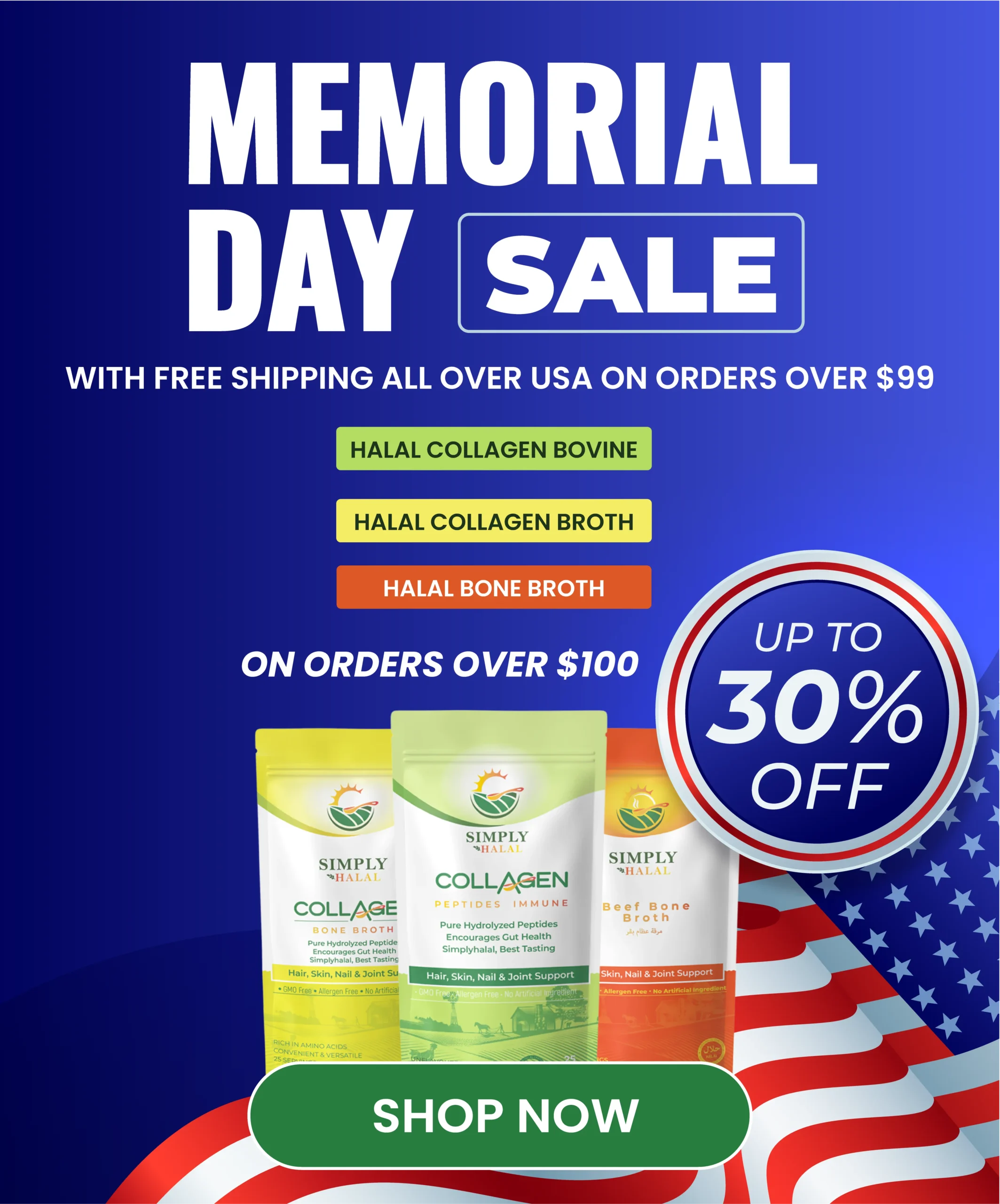 Simply Halal Memorial Day Sale