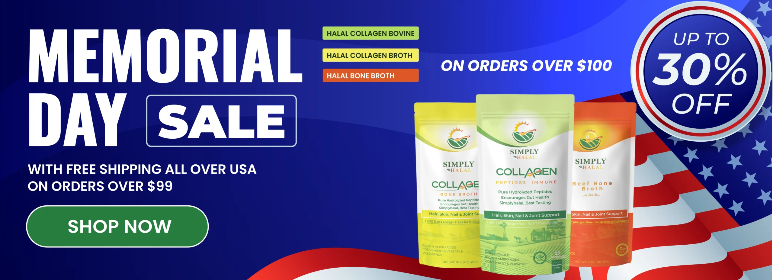 Simply Halal Memorial Day Sale