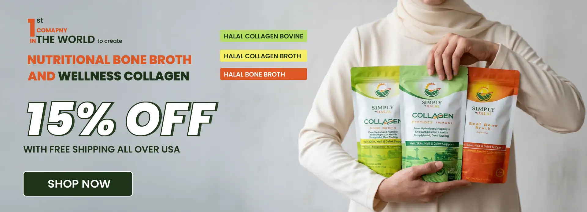 Simply Halal | Halal Collagen | Bone Broth