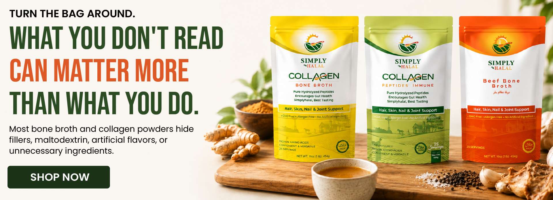 Simply Halal Collagen and Bone Broth USA