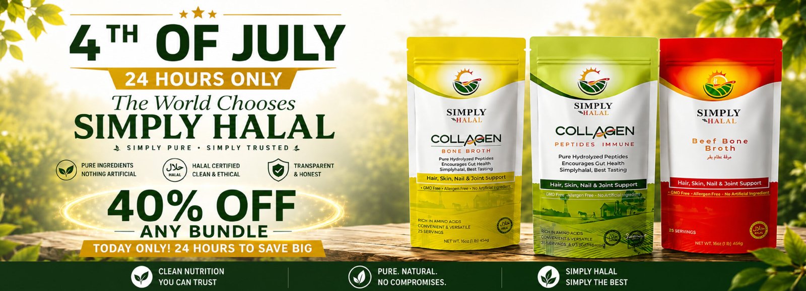 Simply Halal Idependent Day Offer