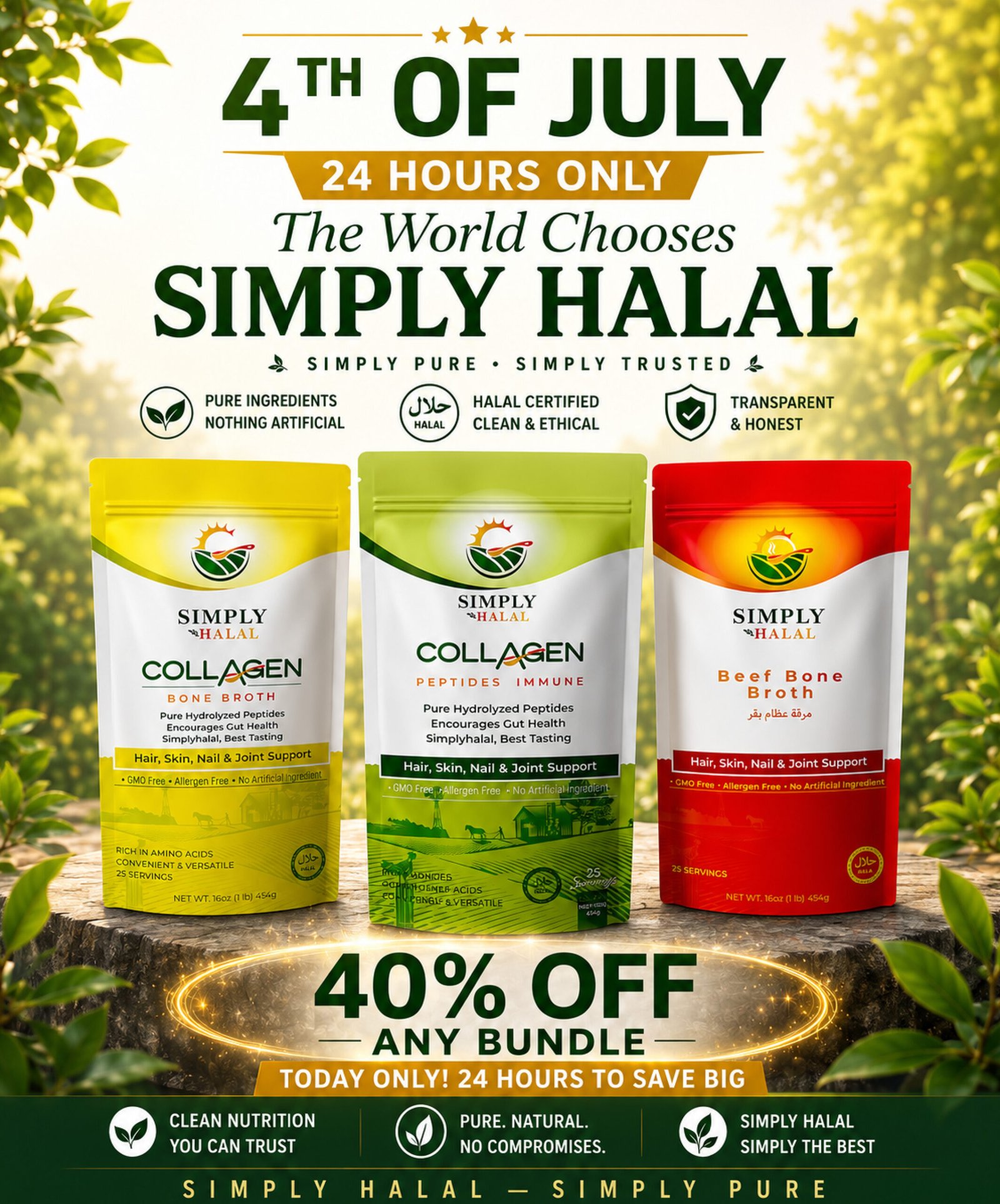 Simply Halal Idependent Day Offer