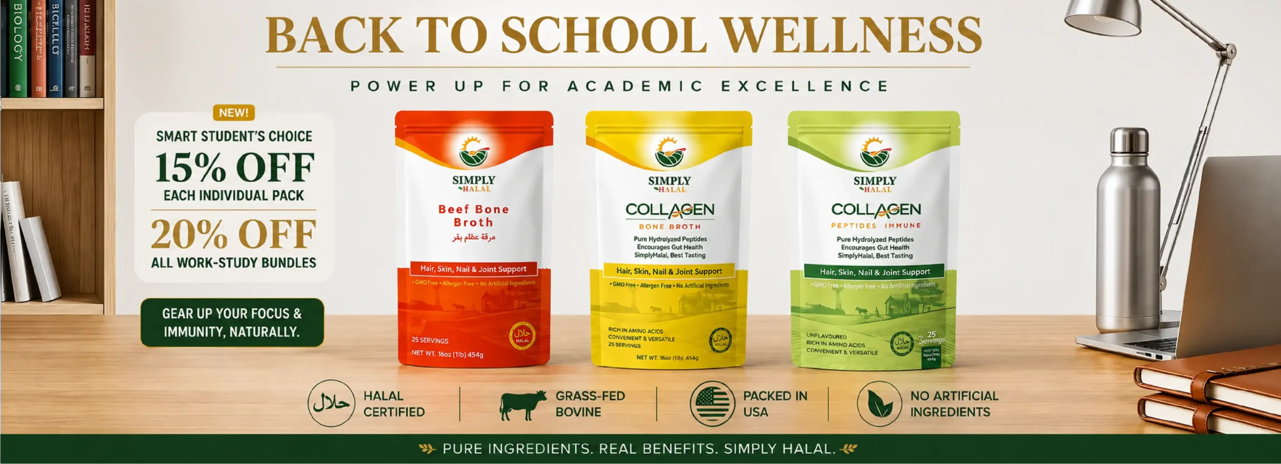 Simply Halal Collagen and Bone Broth USA