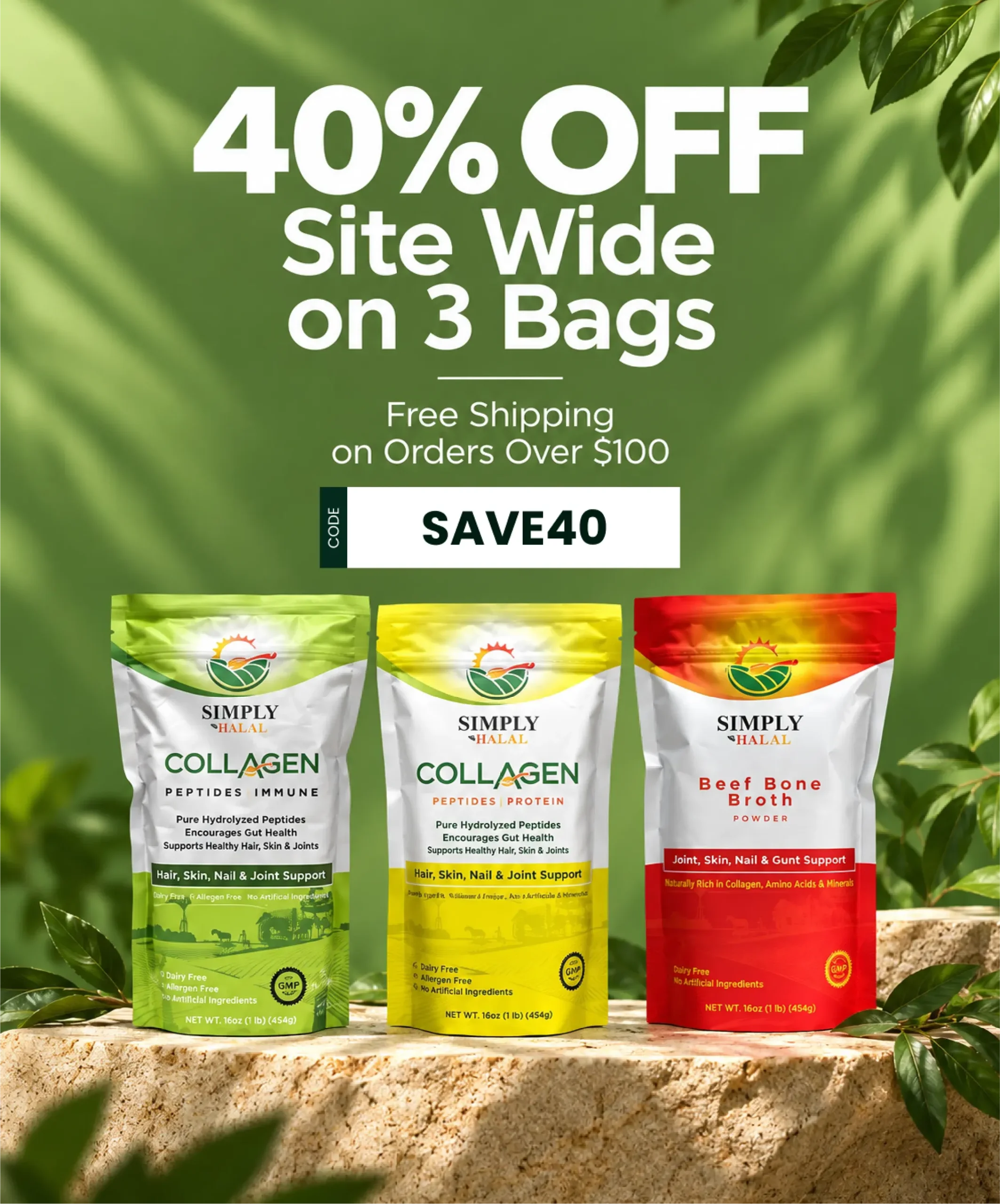 Halal Collagen 40% OFF sitewide