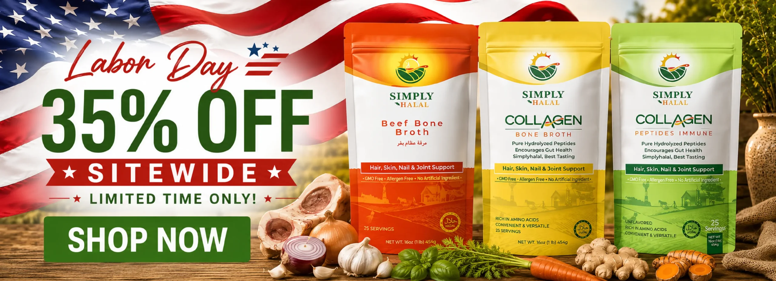 Labor Day Sale USA - Simply Halal