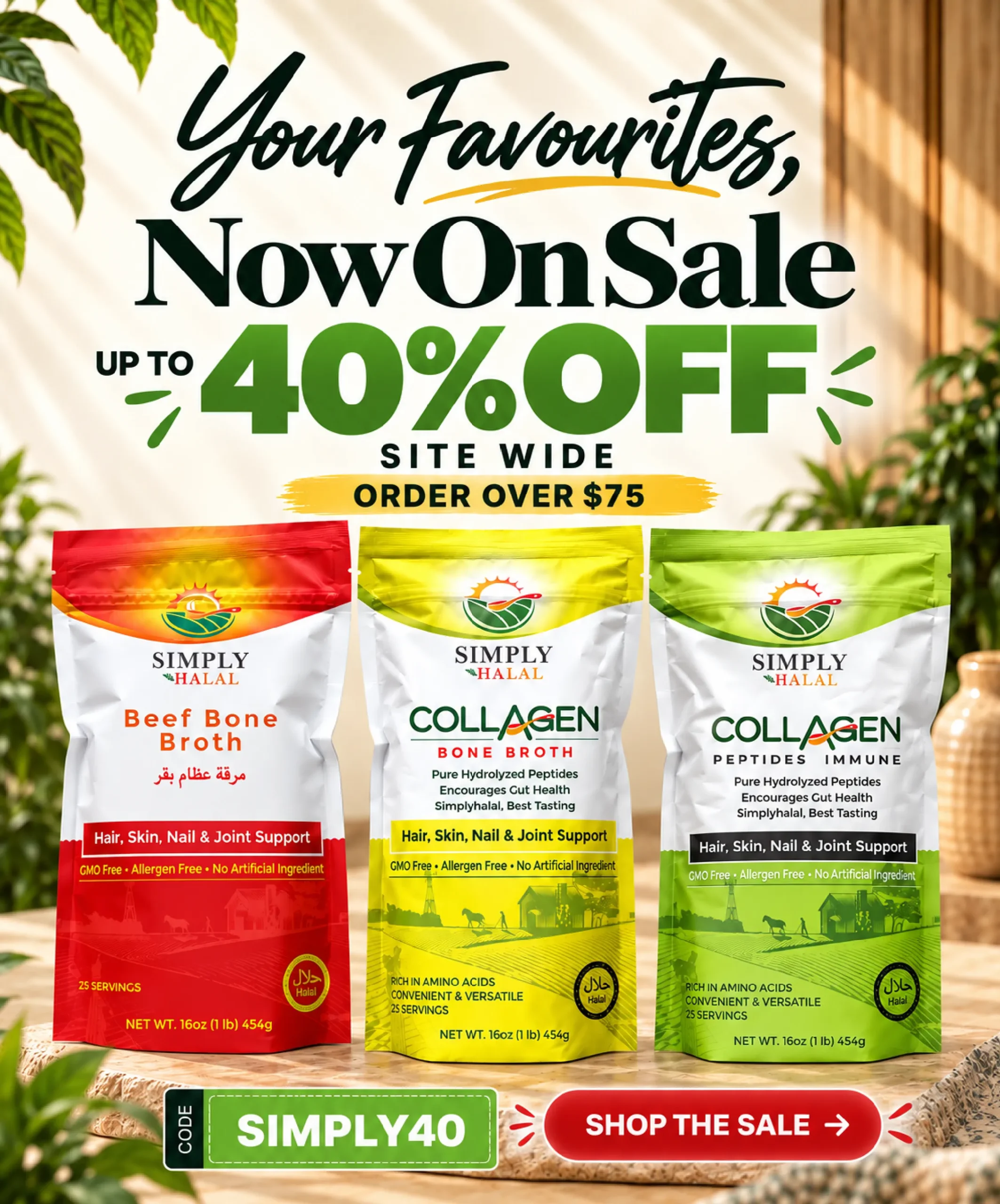 Simply Halal Favourates on 40% Off