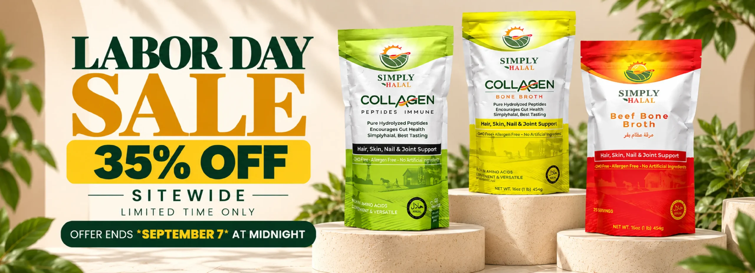 Simply Halal Labor Day Offer
