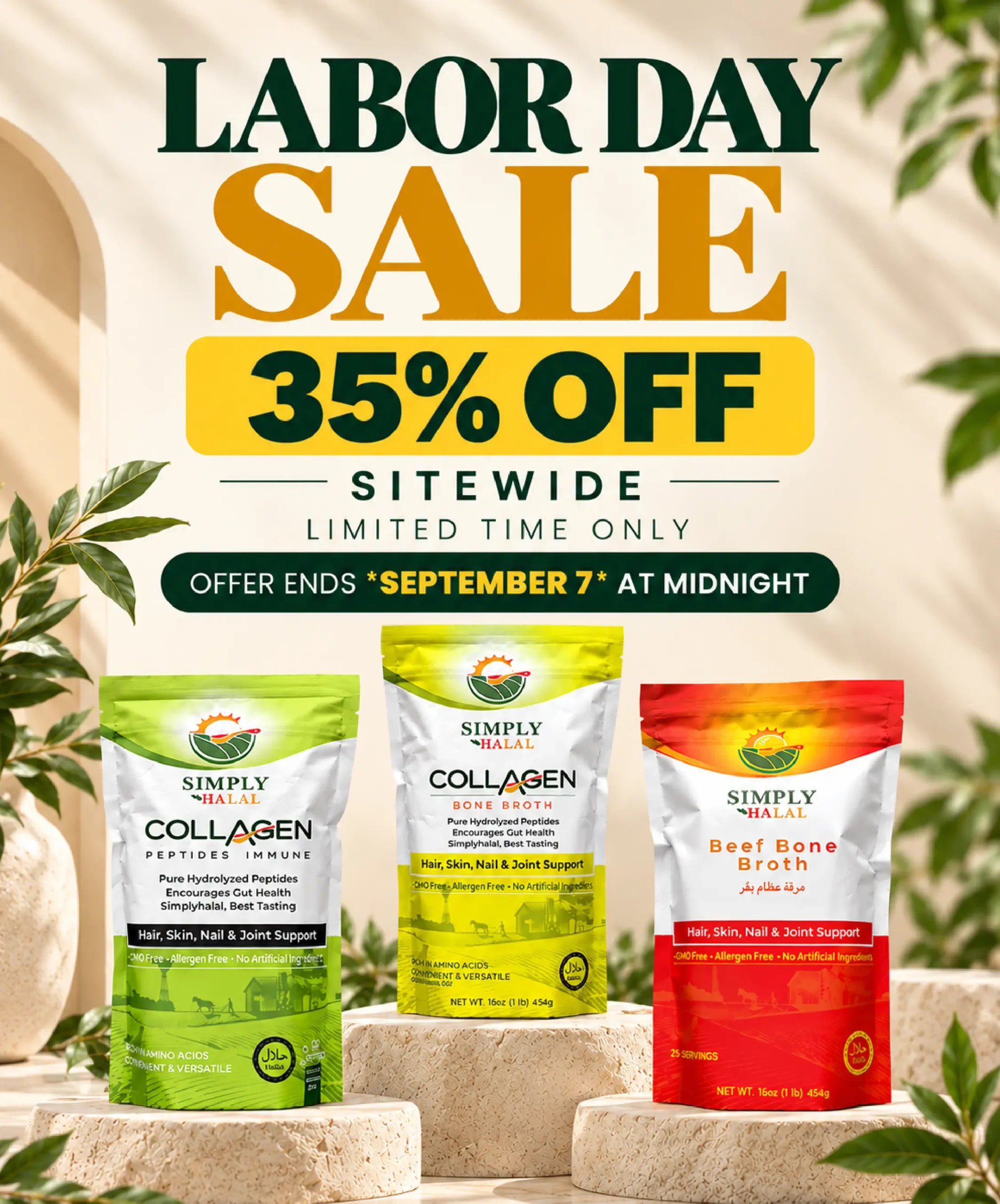 Simply Halal Labor Day Offer